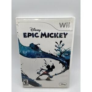 Disney Epic Mickey (Nintendo Wii, 2010) CIB Tested